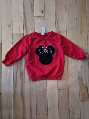 Girls' Size 2T Minnie Mouse Pullover Sweatshirt